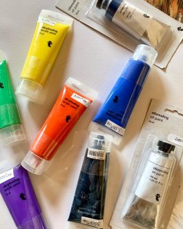 Tube de peinture acrylique et /ou à huile de 75 ml